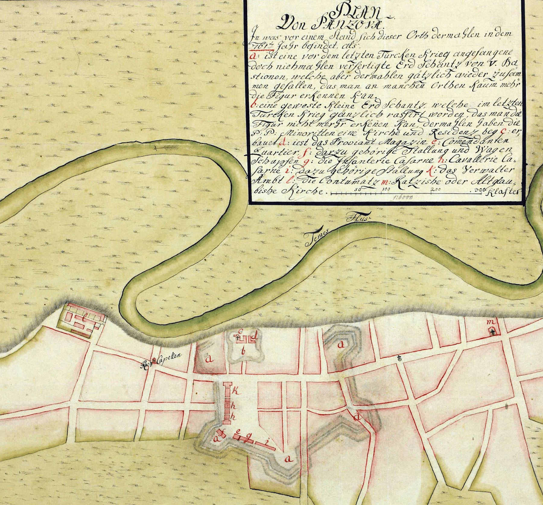 Plan Pančeva iz 1761. godine