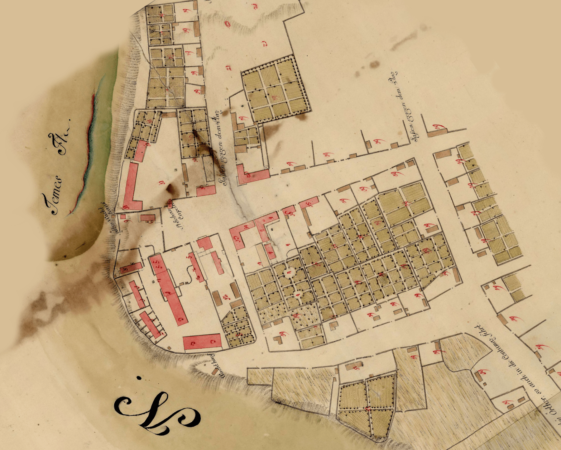 Detaljni Plan Pančevačkog Kontumaca iz 1776. godine